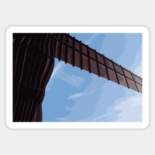Angel Of The North - View #1 Sticker